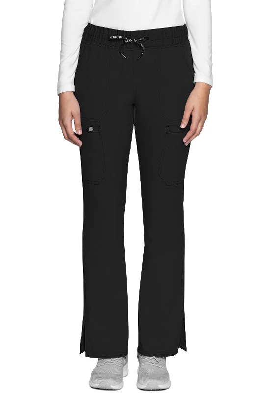 Natural Rise Drawstring Flare Leg Pant by(MC Touch) Med Couture XS-XL / Black Casual Plaid Pants