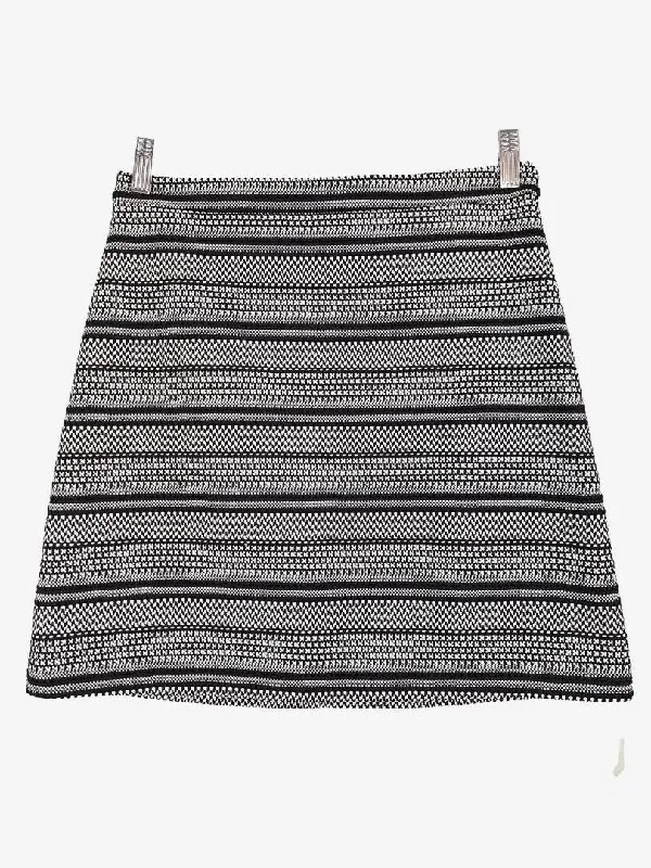 Kookai Party Cocktail Bicoloured Skirt Size 12 ruffled skirt detail