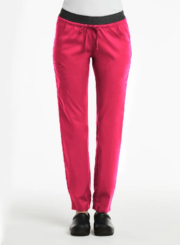 E-Band Waist Jogger Cargo Pants by Maevn (Regular) XXS-3XL / Watermelon Comfortable Fleece Pants