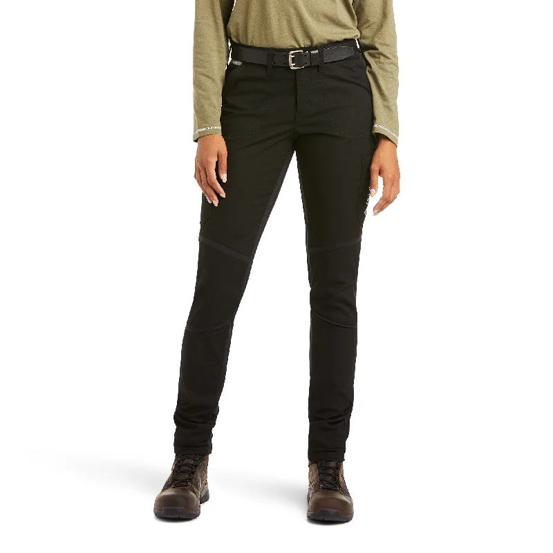 Ariat Ladies Rebar Durastretch™ Ripstop Black Cargo Pants 10036688 Formal Dress Pants