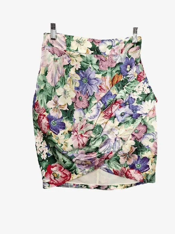 Zimmermann Wonderland Side Pleat Skirt Size 10 high waist skirt