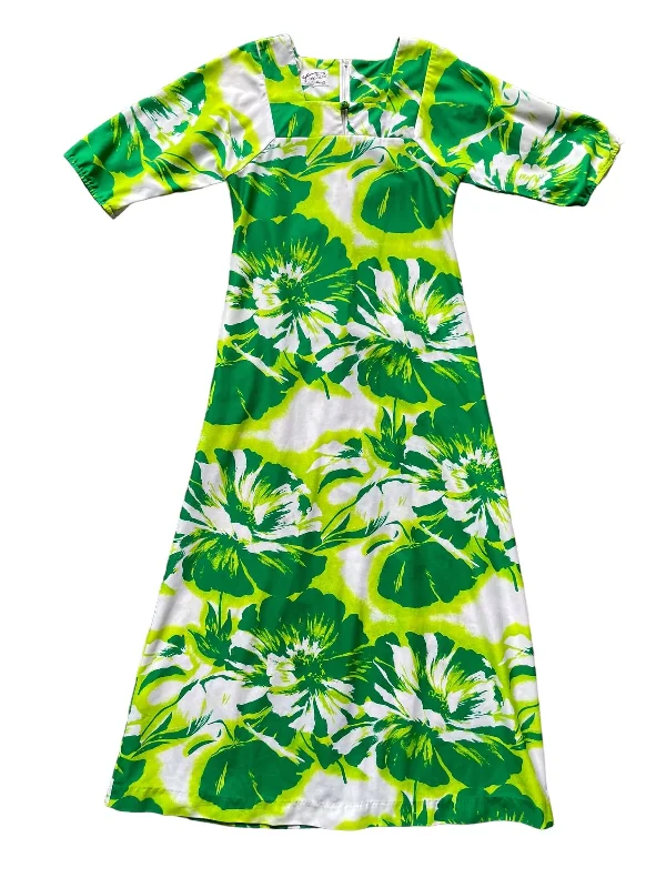 1960s Tropicana Hawaiian Dress M-L Tunics Luxurious high-end