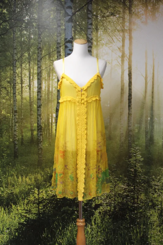 COOPER By Trelise ""Fleur-A-Lise"" silk chiffon dress! 10