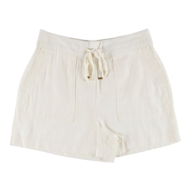 mySTYLE Women's Festival Linen Blend Shorts