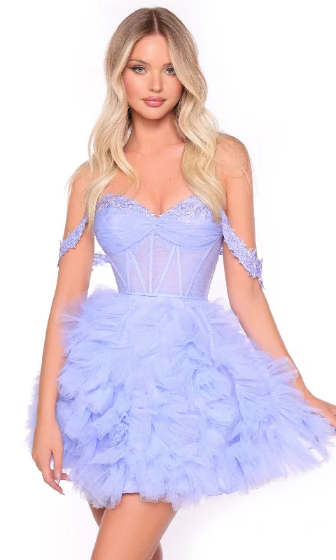 Amarra 88015 - Ruffled Cocktail Dress