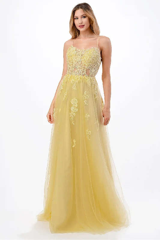 Aspeed Design -L2657 Corset Bodice A Line Dress