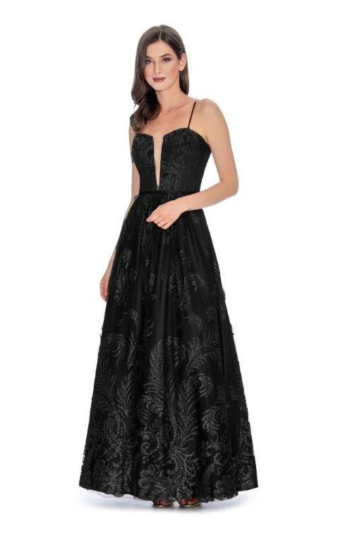 Immediate Apparel - Strapless Embellished Mesh Dress 59190QSC