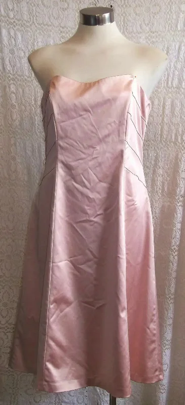 COAST salmon pink cocktail/prom/ dress.bodice top.SIZE16-goth BURLESQUE