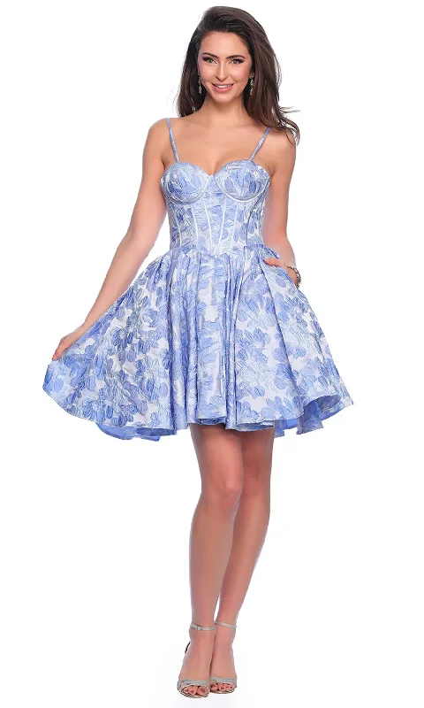Dave & Johnny 11960 - Sweetheart A-Line Cocktail Dress