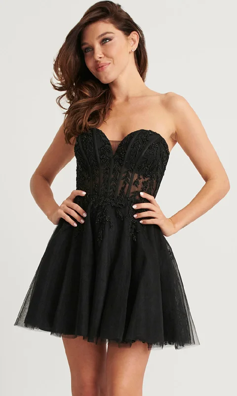 Faviana 11120 - Strapless Corset Cocktail Dress