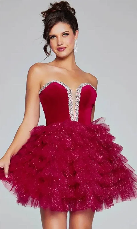 Jovani 40352 - Bejeweled Sweetheart Cocktail Dress