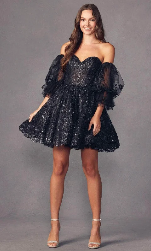 Juliet Dresses 895 - Glitter Print Dress