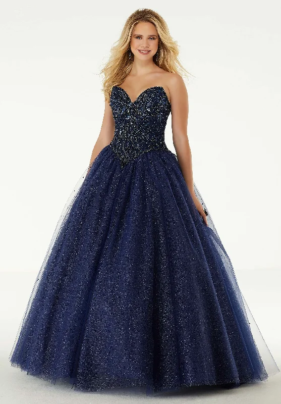 Mori Lee - Embellished Sweetheart Ballgown 45008