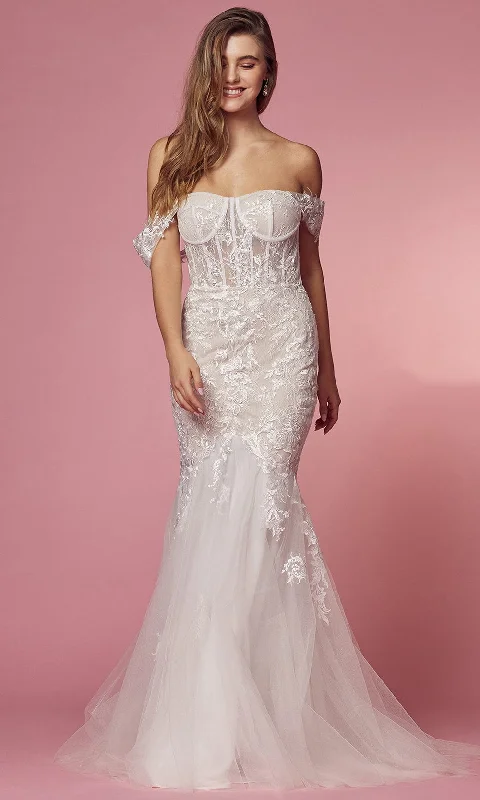 Nox Anabel Bridal - JS924 Sweetheart Embroidered Mermaid Gown