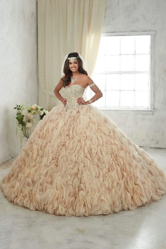 Quinceanera Collection - Embellished Corset Sweetheart Gown 26846SC