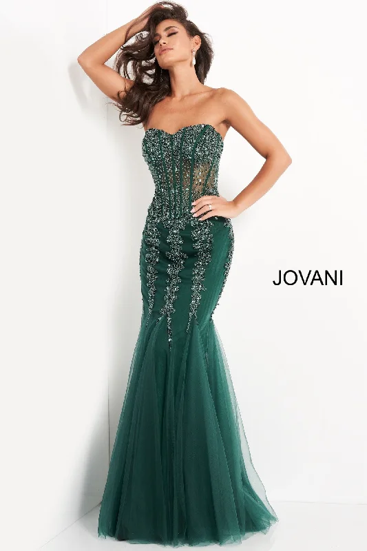 Strapless Embellished Jovani Prom Dress By Jovani -5908